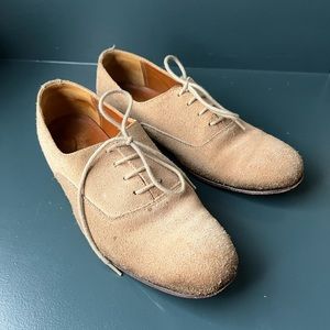 Rachel Comey Nimbus Suede Lace-Up Oxfords, Size 38, 7.5